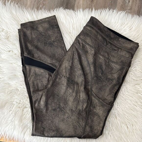 ZYIA Brown Leggings with Luxe Finish Size 20 - Picture 1 of 10
